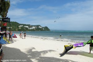 Bulabog Beach on Boracay Island, Philippines