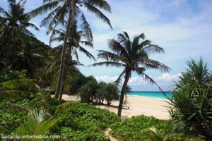 Puka Beach on Boracay Island