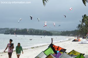 Kite Surfing Boracay at the Bulabog Beach