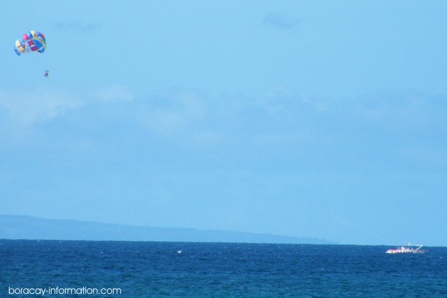 Para Sailing ans Jet Ski  on Boracay Island